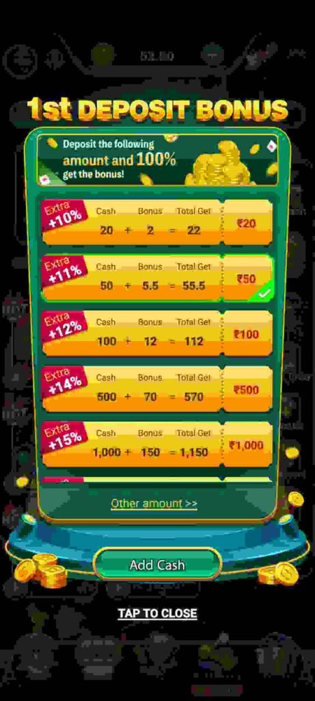 How to Add Cash in ABC Rummy APK?